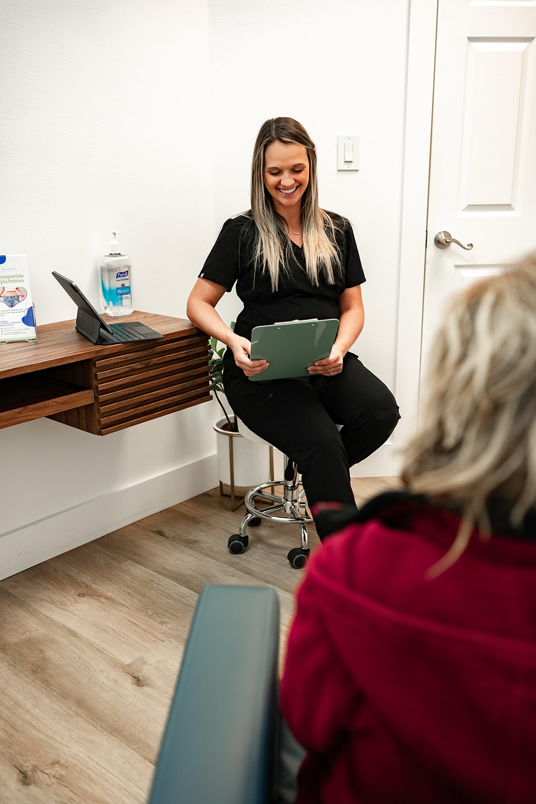 Personalized wellness consultation at The Wellness Club in Panama City Beach, Florida
