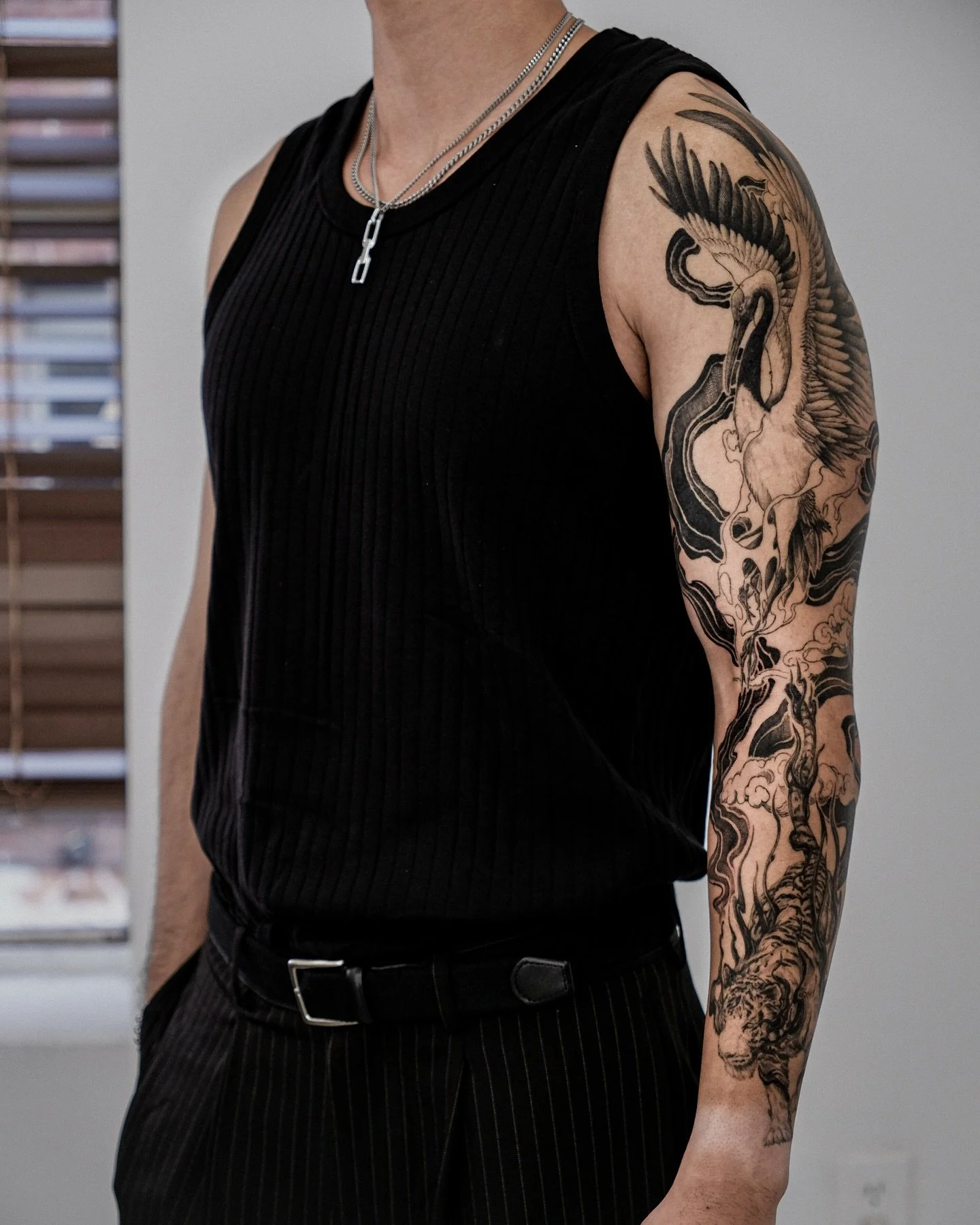 Done by @raindog_tattooist 
At @droptheink 

#toronto #torontotatt #torontotattoo #raindog_tattooist #blackwork #blackandgray