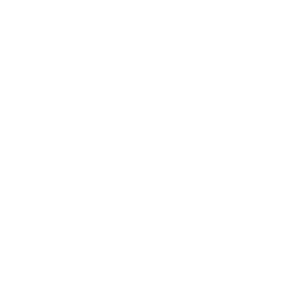 Simple icon of a house with a roof, window, door, and chimney, in white on black background.