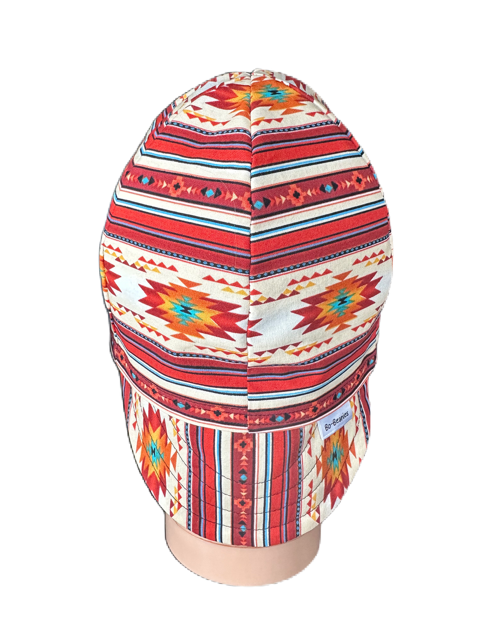 Comeaux Caps Reversible Welder's Hat - 100% Cotton Assorted Print - Men's Workwear
