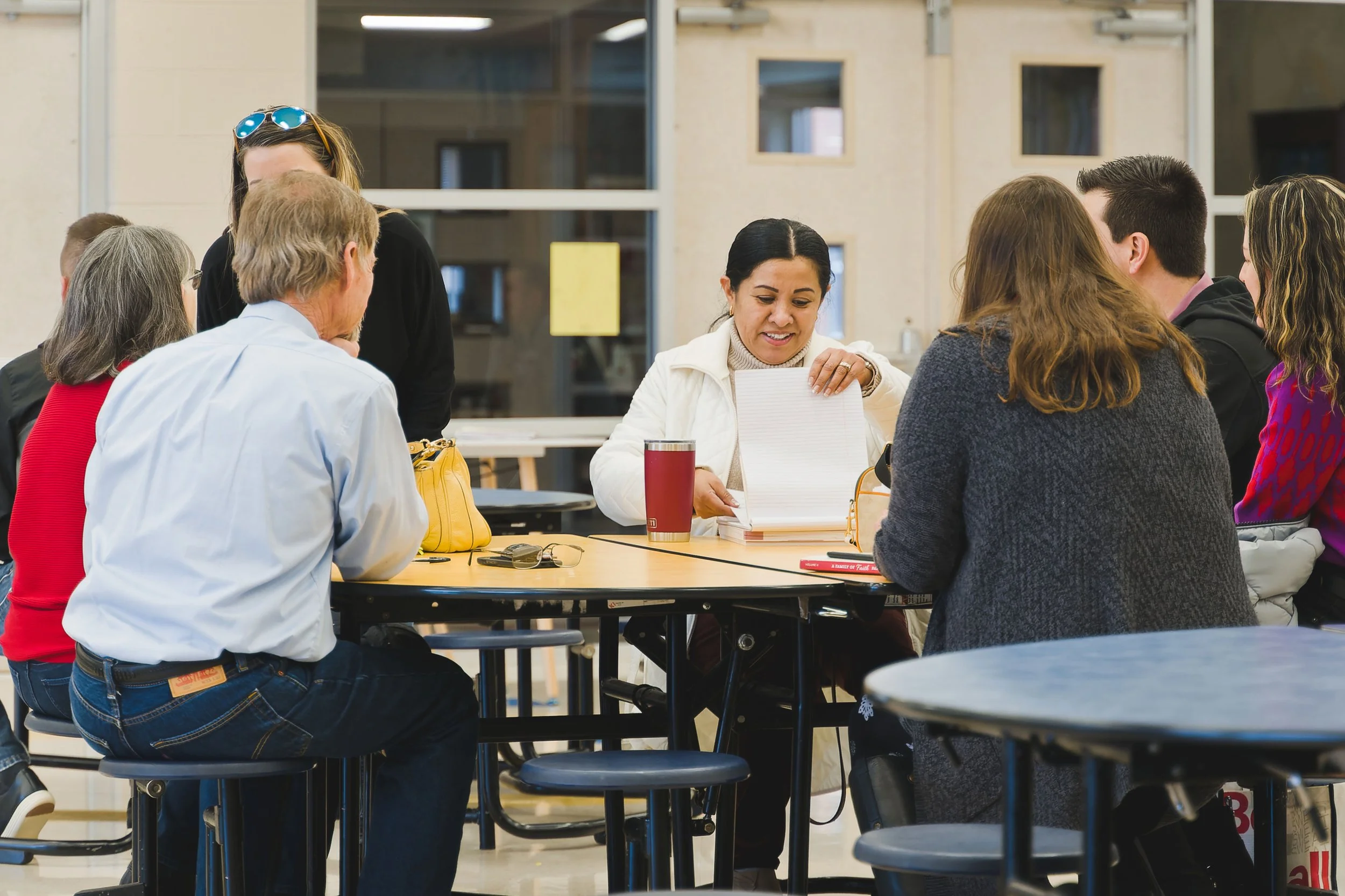 Parents discussing Religious Education