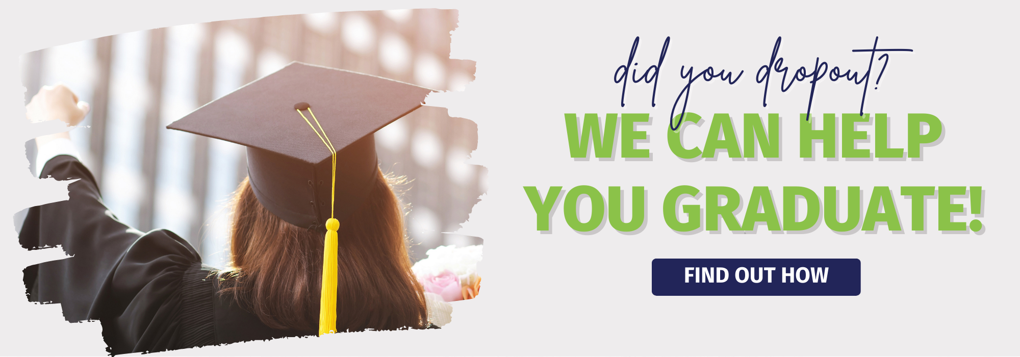 We can help you graduate high school. Find out how.