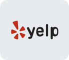 Yelp Signifier On a Grey Button