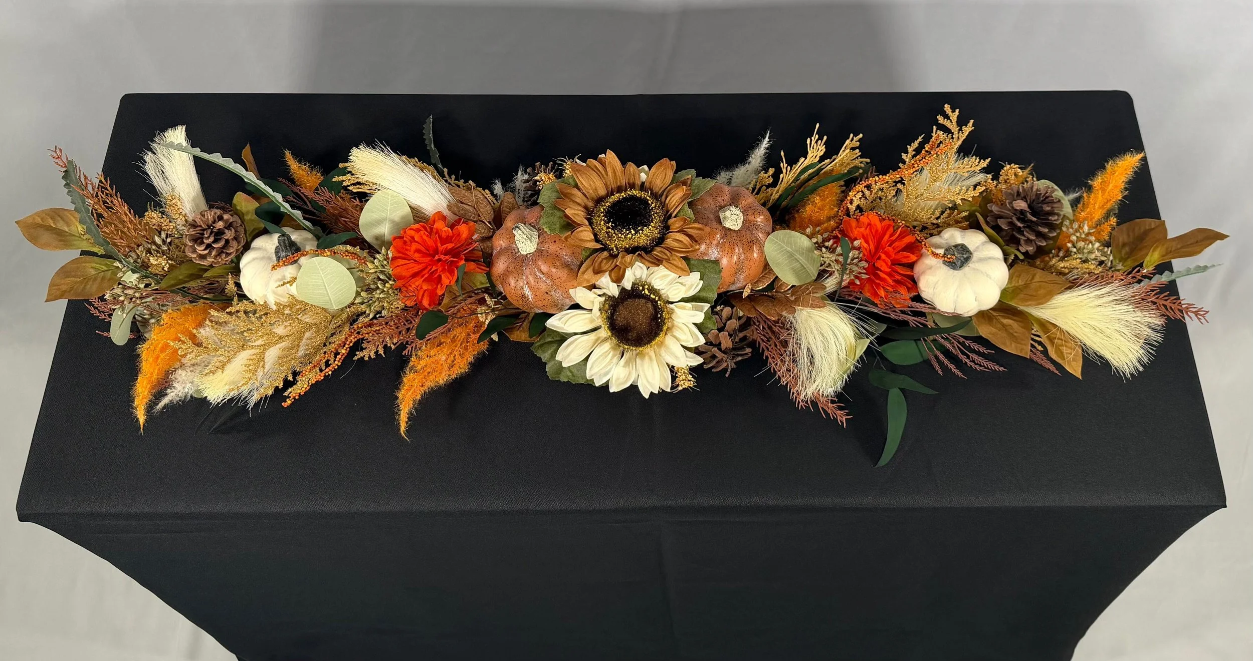Fall Swag Boho w/ Sunflowers