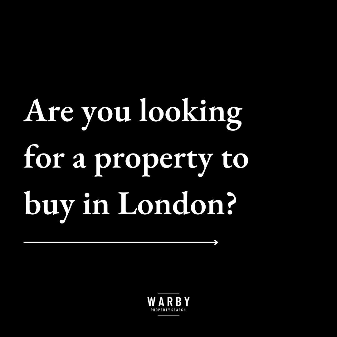 Are you looking for a property to buy in London? 

If so, do get in contact to book in your initial consultation and discover all of the ways that we can add value to your property search and acquisition journey.

#warbypropertysearch