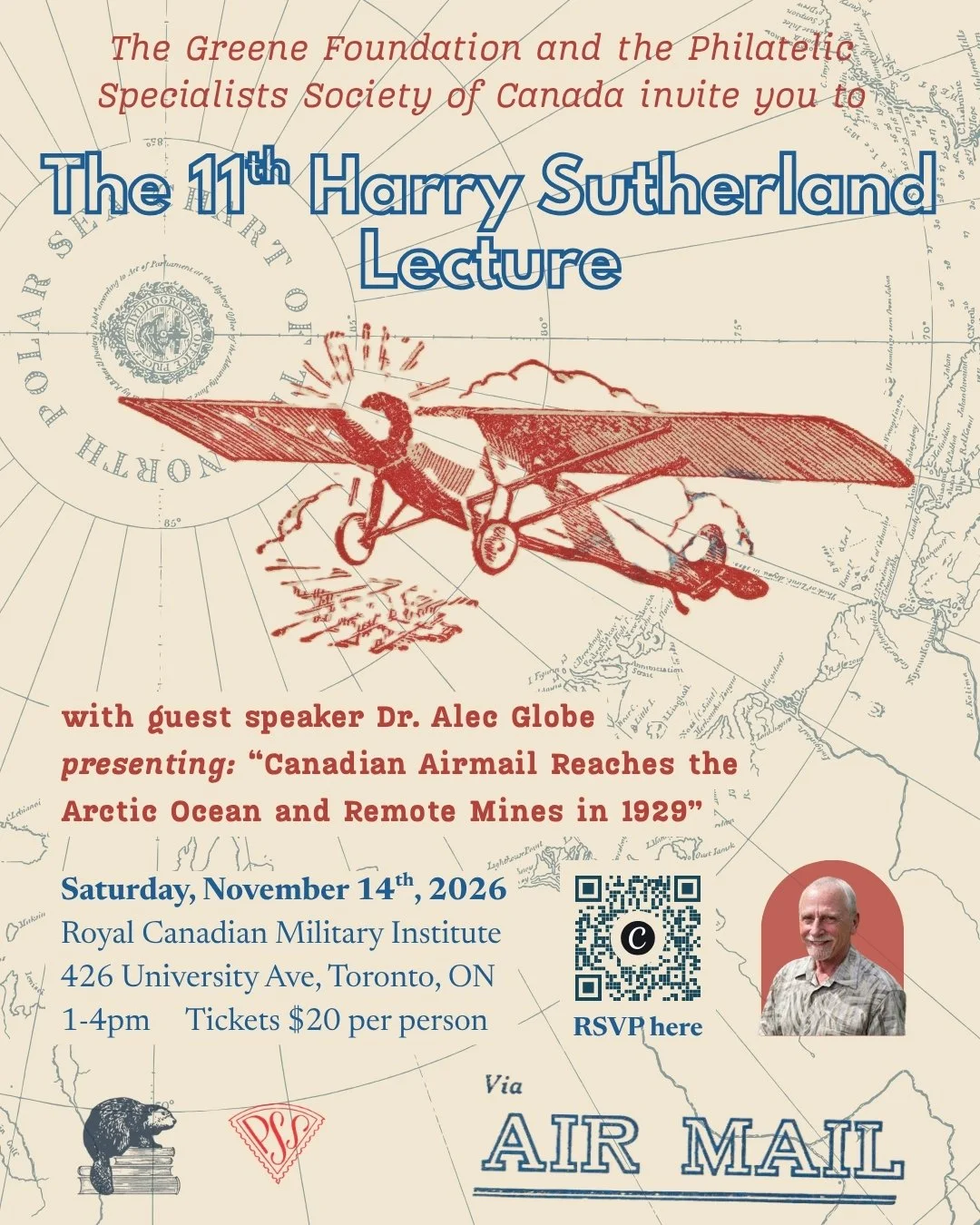 The Greene Foundation invites you to the Eleventh Harry Sutherland Lecture on November 14th, 2026