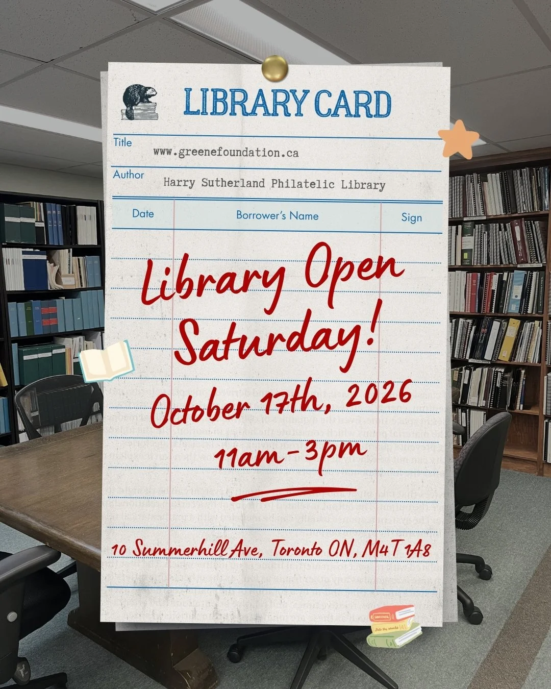 Library Open Saturday