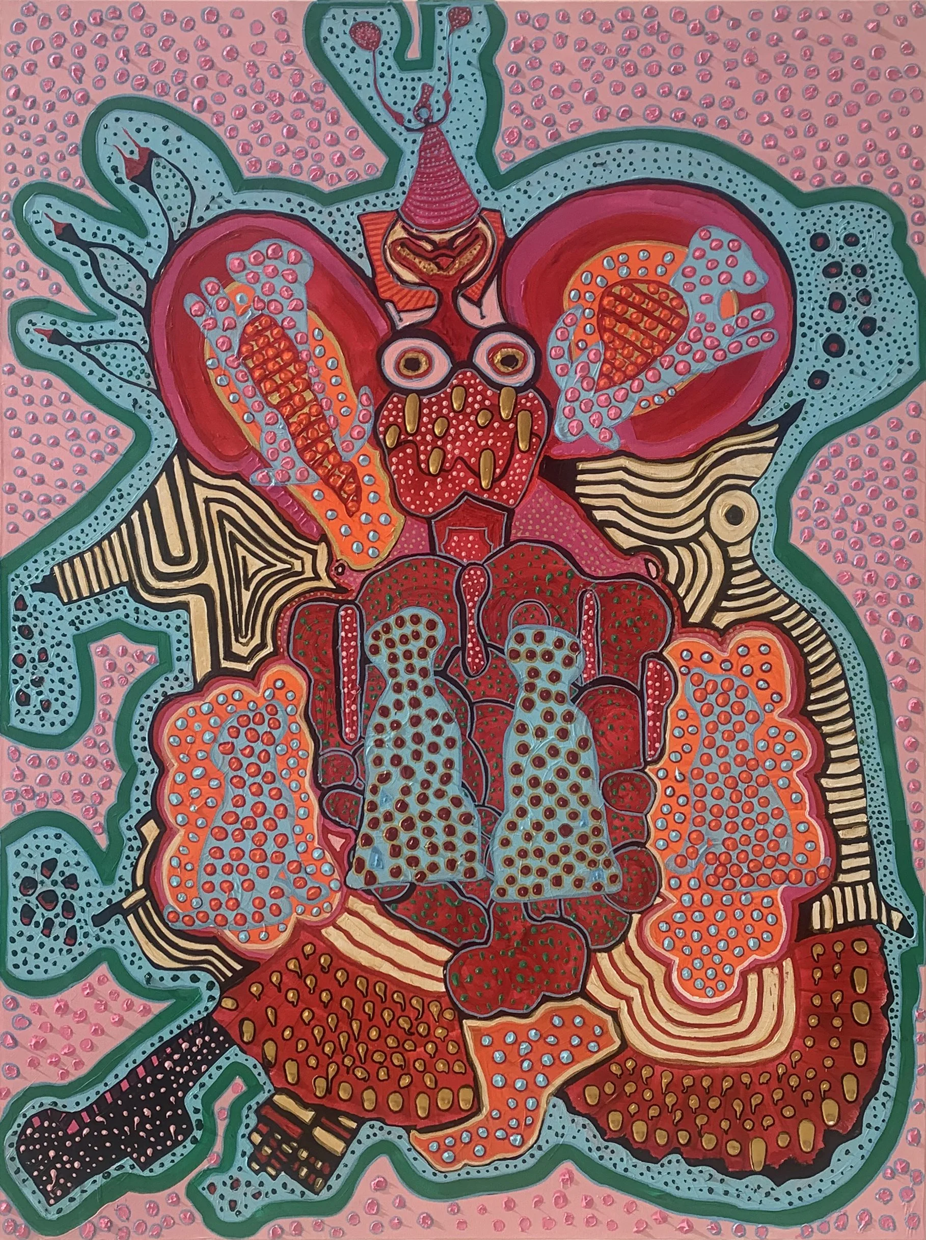  Circo Teatro  
Acrylic on canvas  
90x130cm