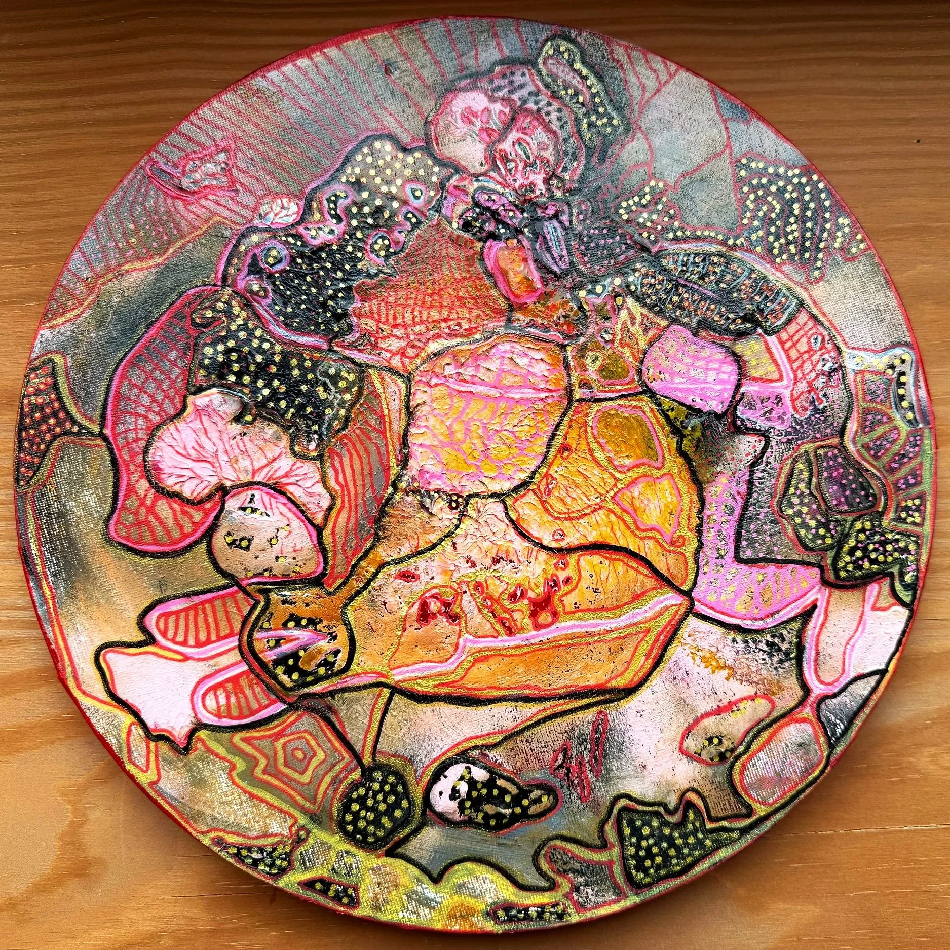  SALT & SWEAT   
Acrylic on canvas  
30x30cm