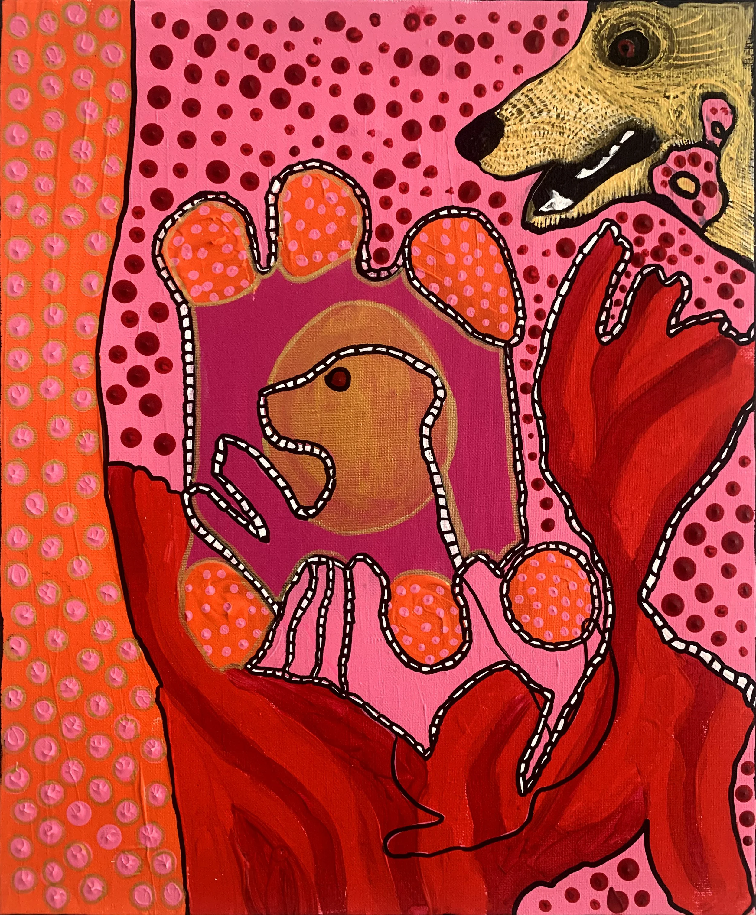  Fun in the Desert  
Acrylic on canvas 
50x40cm