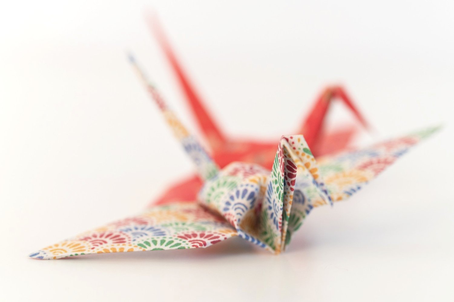 Origami Set Of Crane and Tortoise - Folding Screen Included