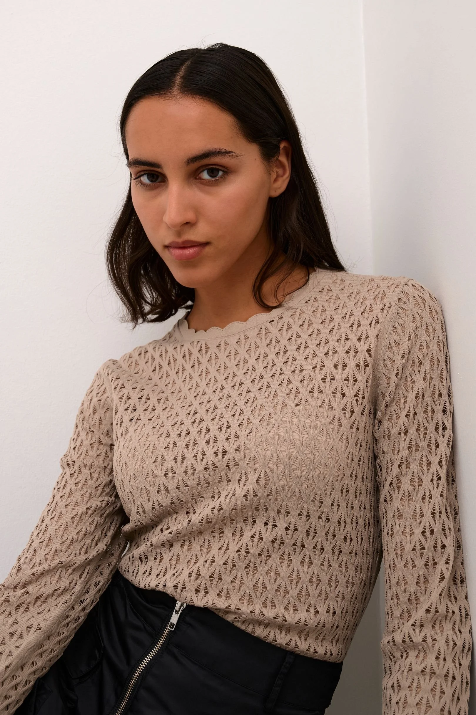 Karen By Simonsen KBOva Boat Top Ova Black Stripe main image 1