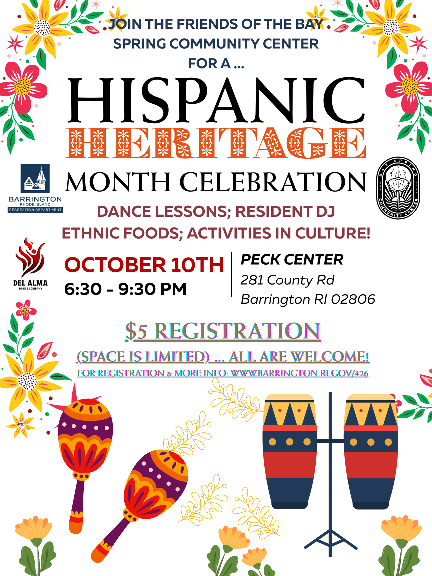 Hispanic Heritage Month Celebration @ the Peck Center