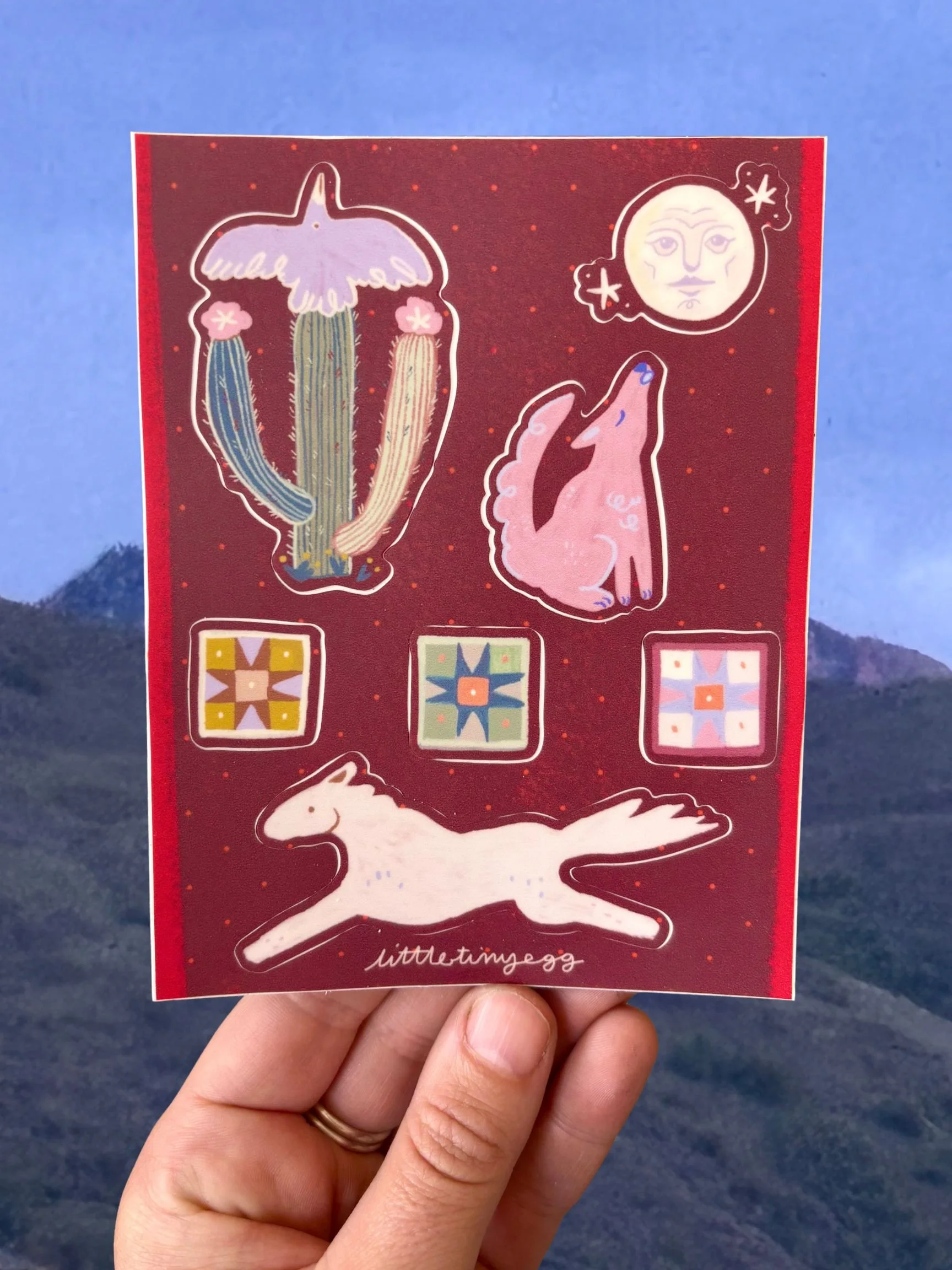 Folk Night Sticker Sheet