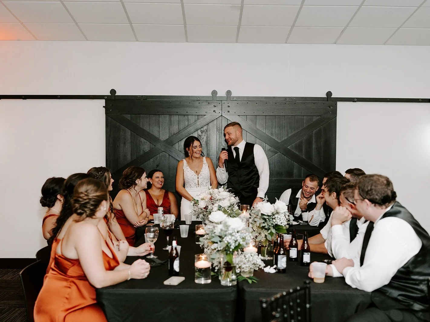 Rosedale Park Events - Couple standing at Head Table