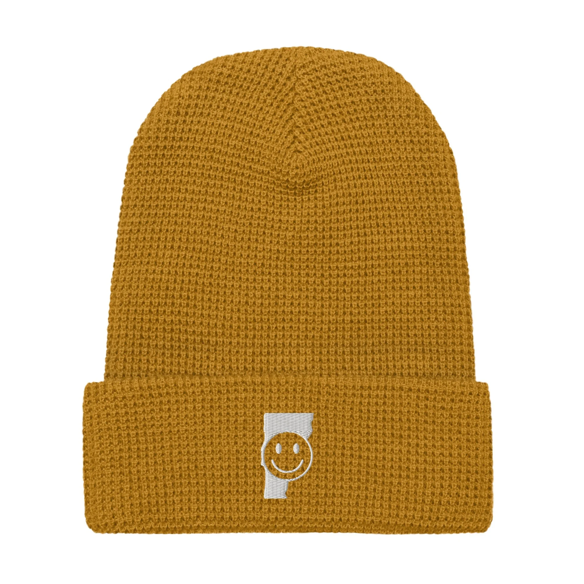 Happy Place waffle beanie (multiple colors)
