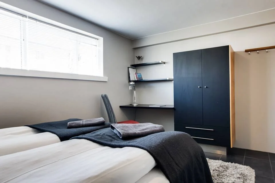 The fourth bedroom, at the end of the hall