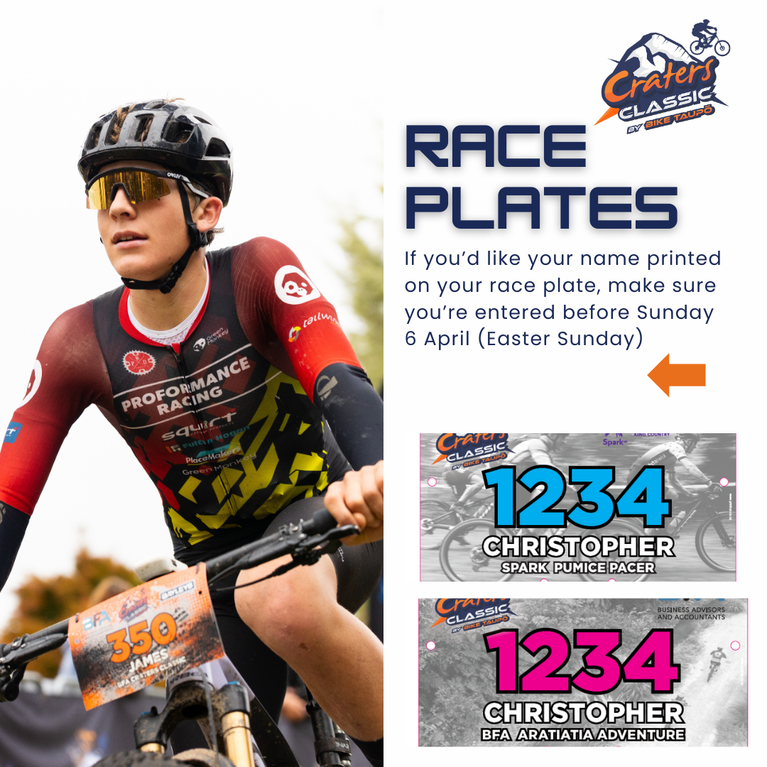 Get Your Name on Your Race Plate