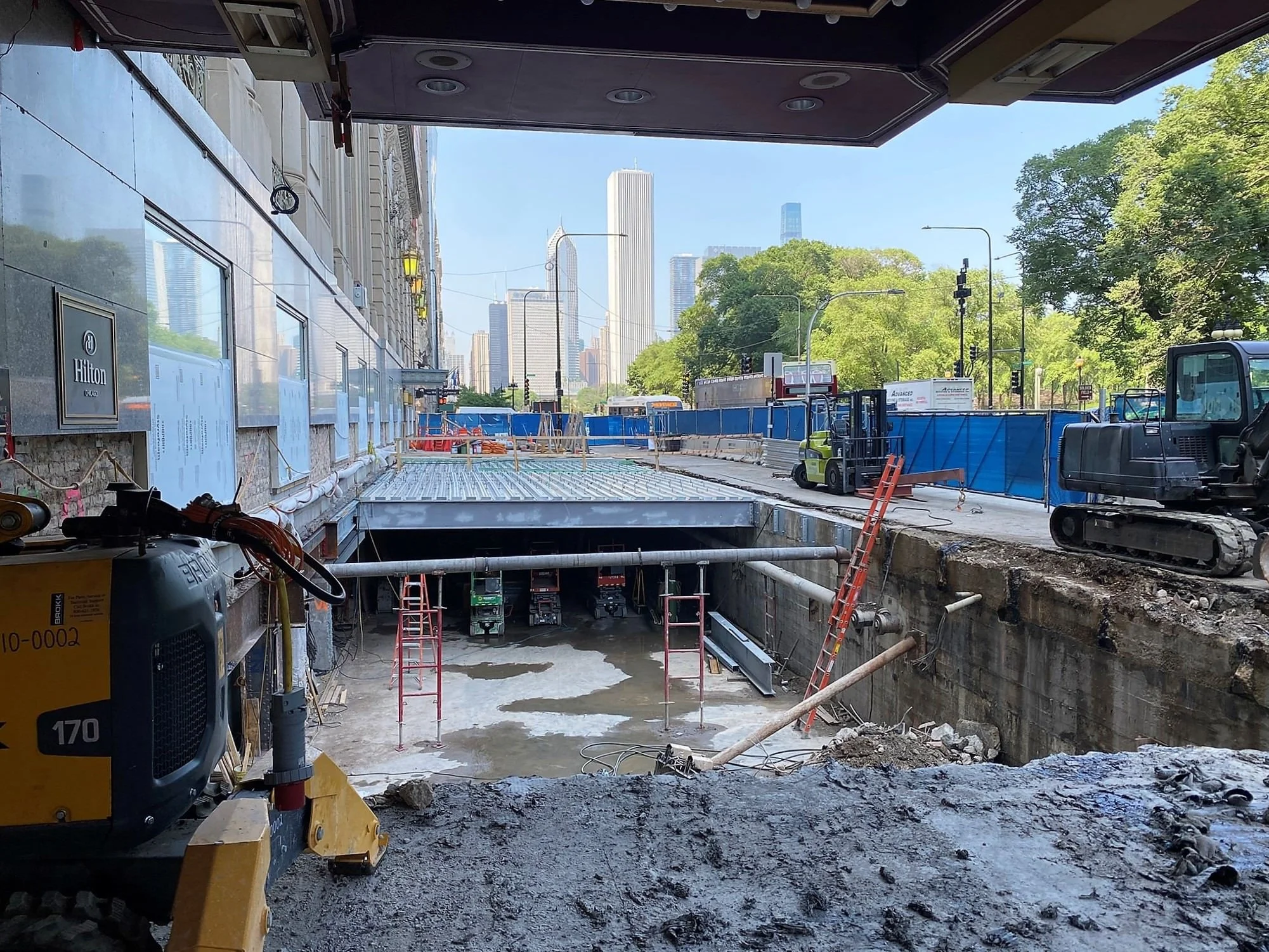 Hilton Chicago Sidewalk Vault Repair