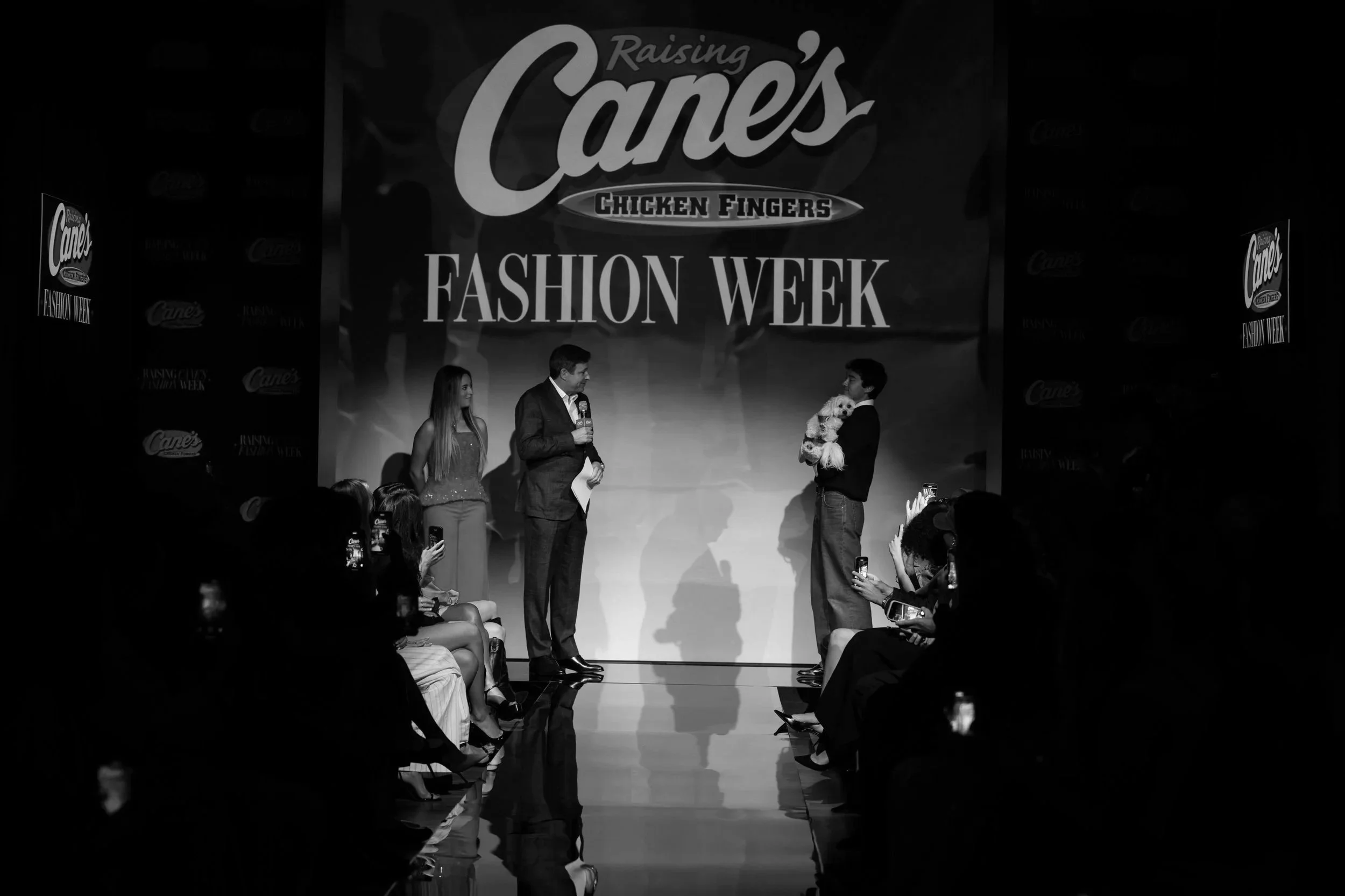Joe Hando Hirsch at Raising Cane’s Fashion Week, produced by Fashion Week Haus