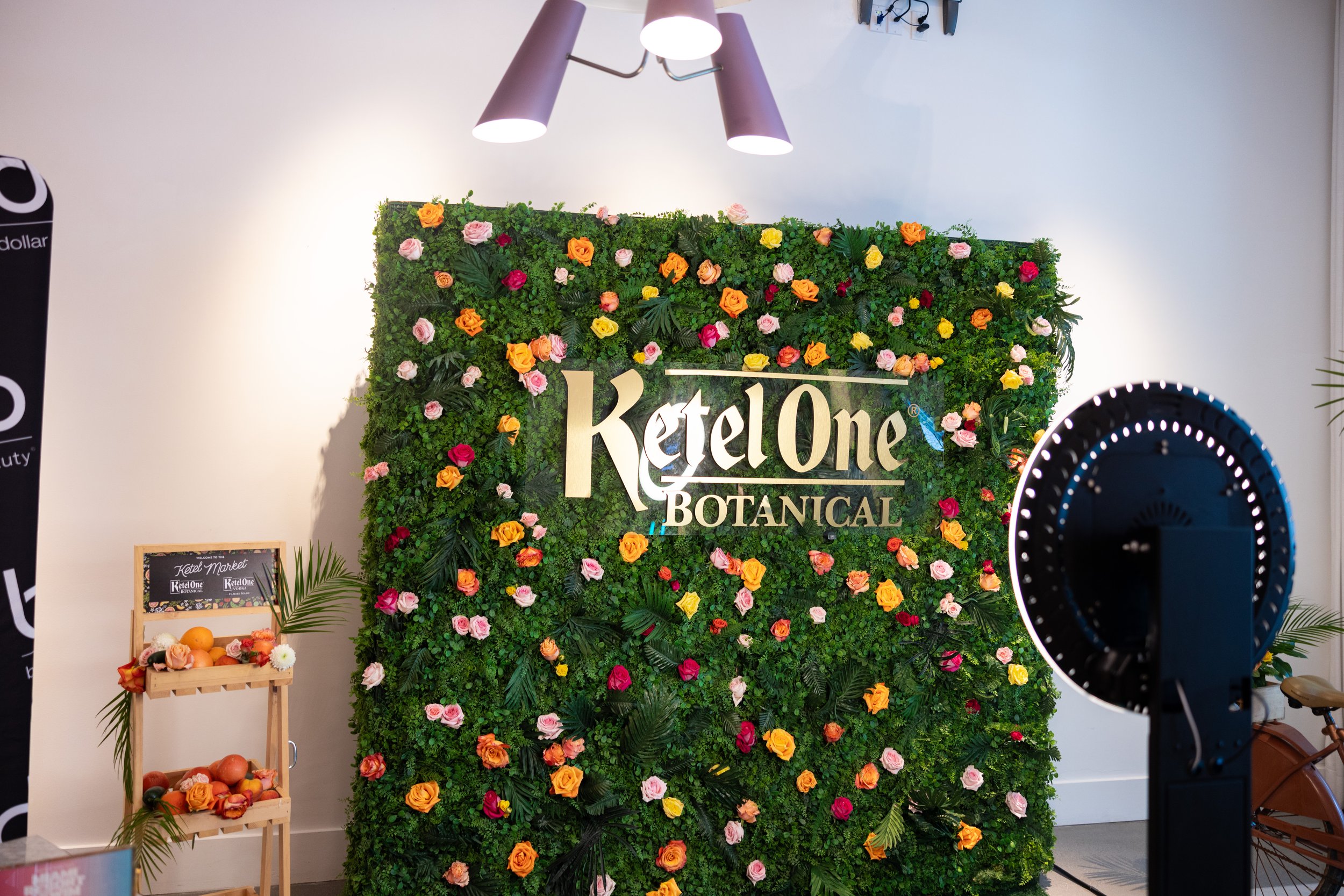 Photo Op Area for Ketel One Botanical 