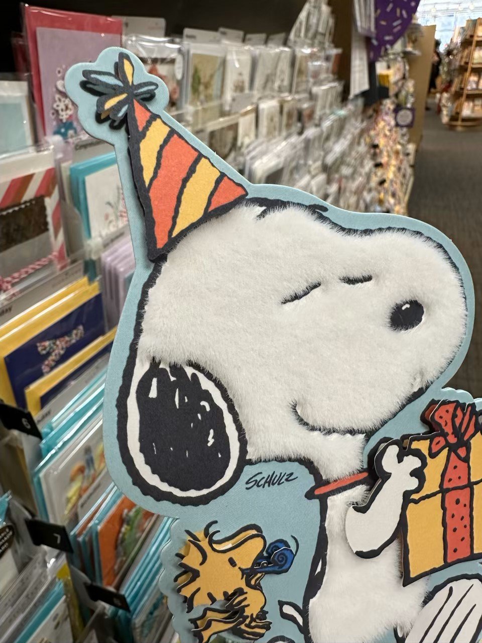 Flocked Snoopy Card Hallmark 2024.jpeg
