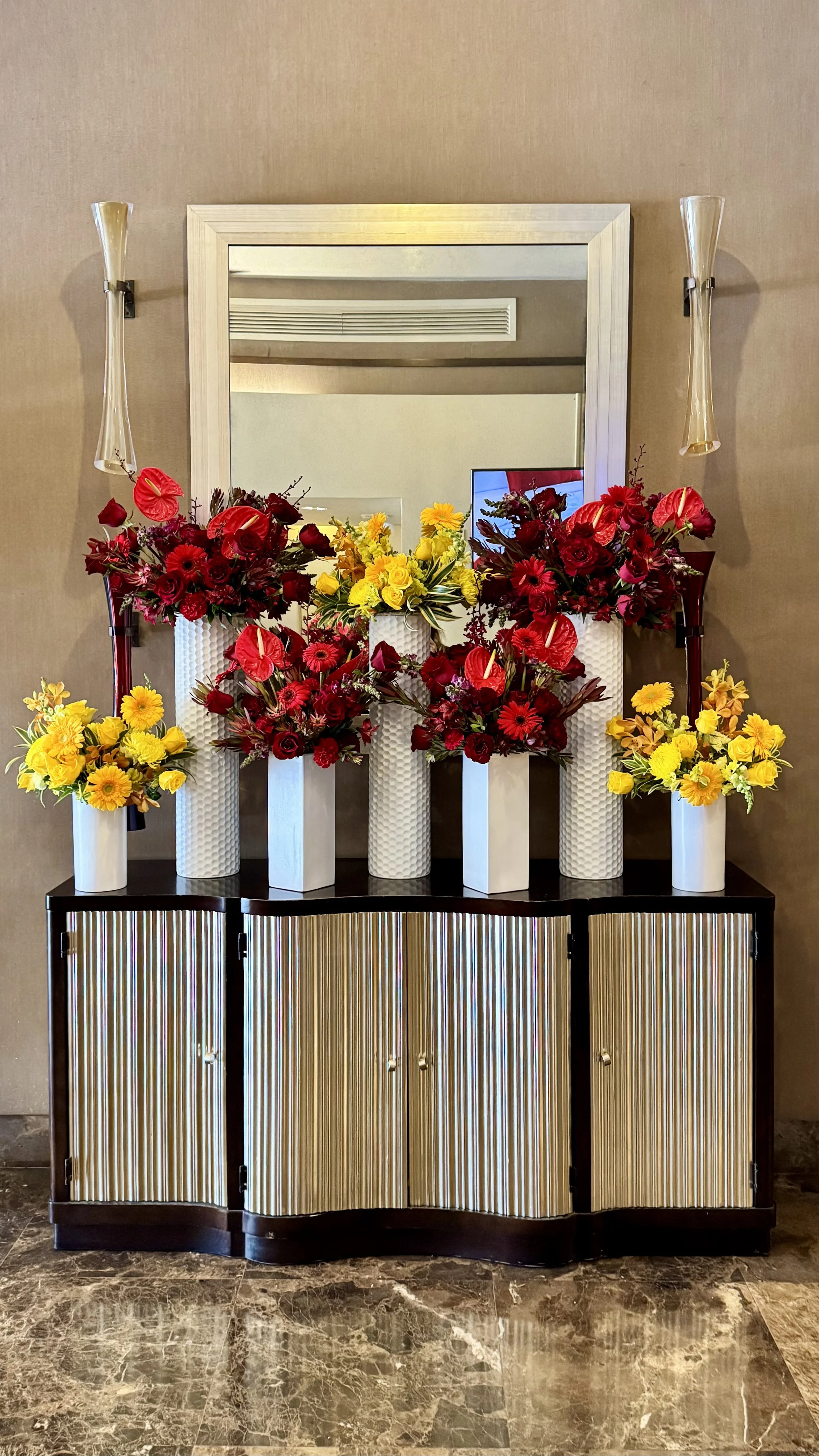 USC Commencement Lobby Installation