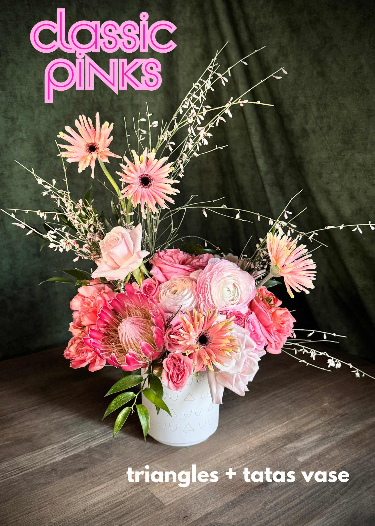 classic pink flowers for romantic valentine girly but unique