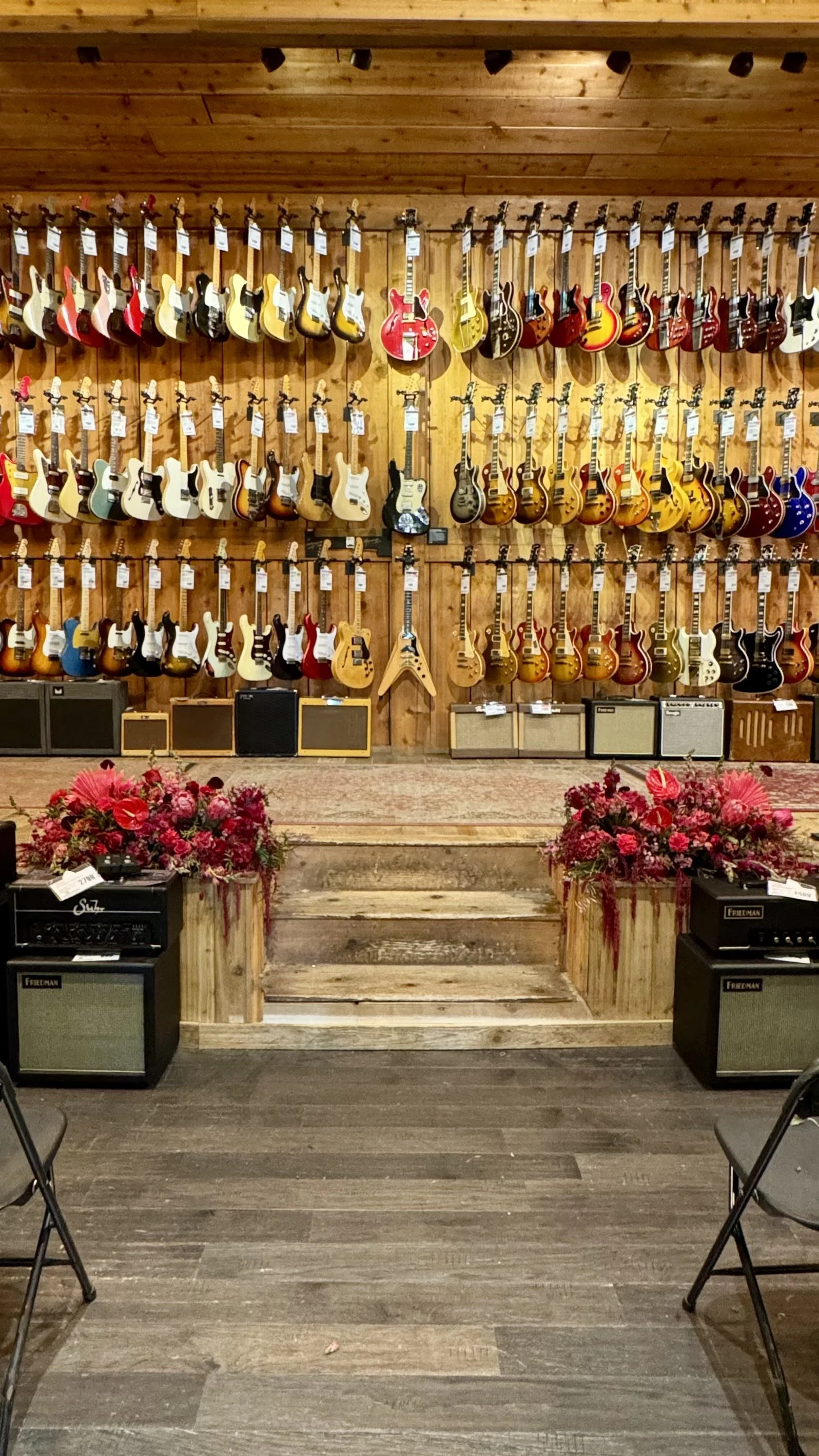 Stage Installation for Guitar Center Event & Content Filming