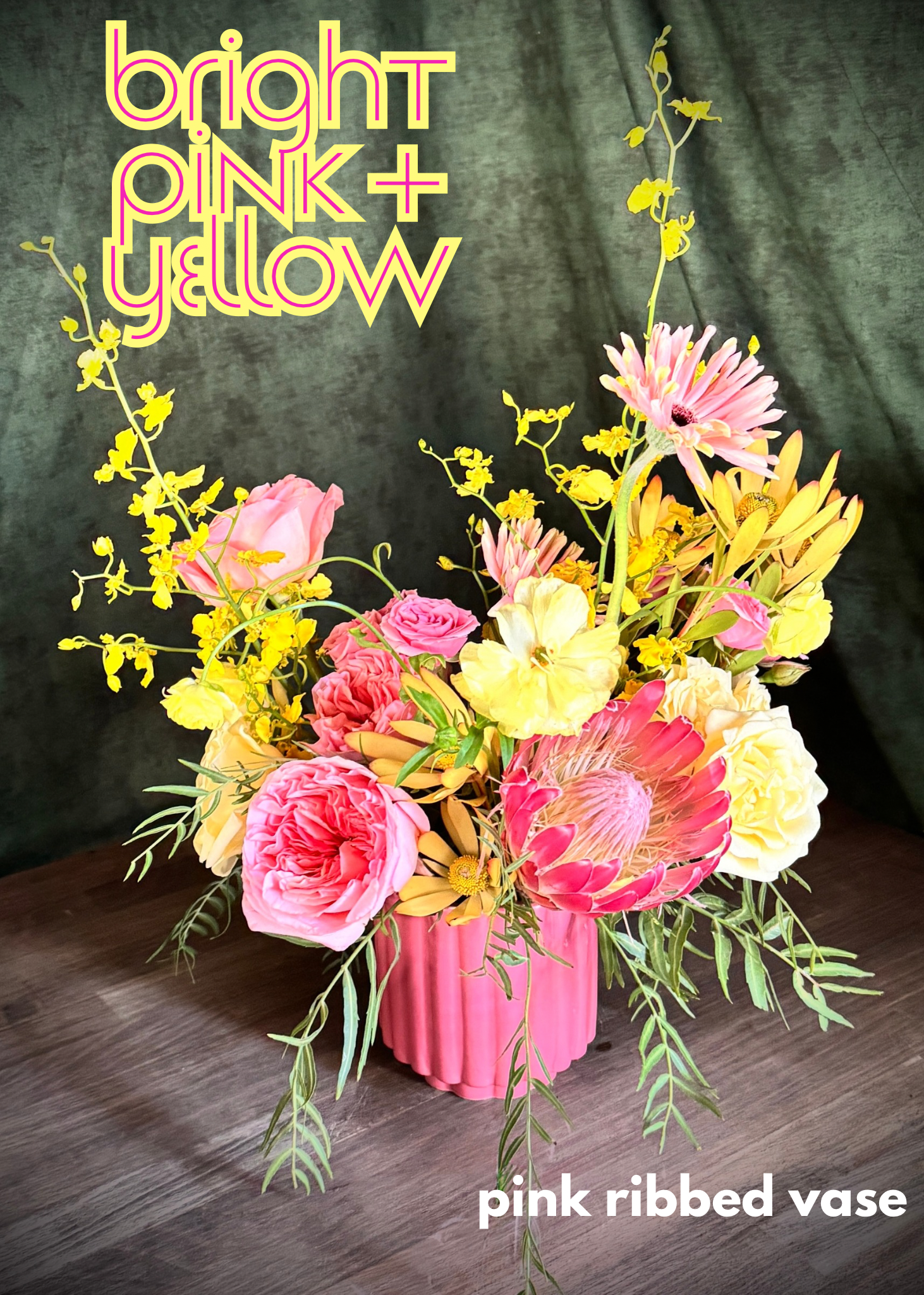 valentines day flowers that are bright and not basic