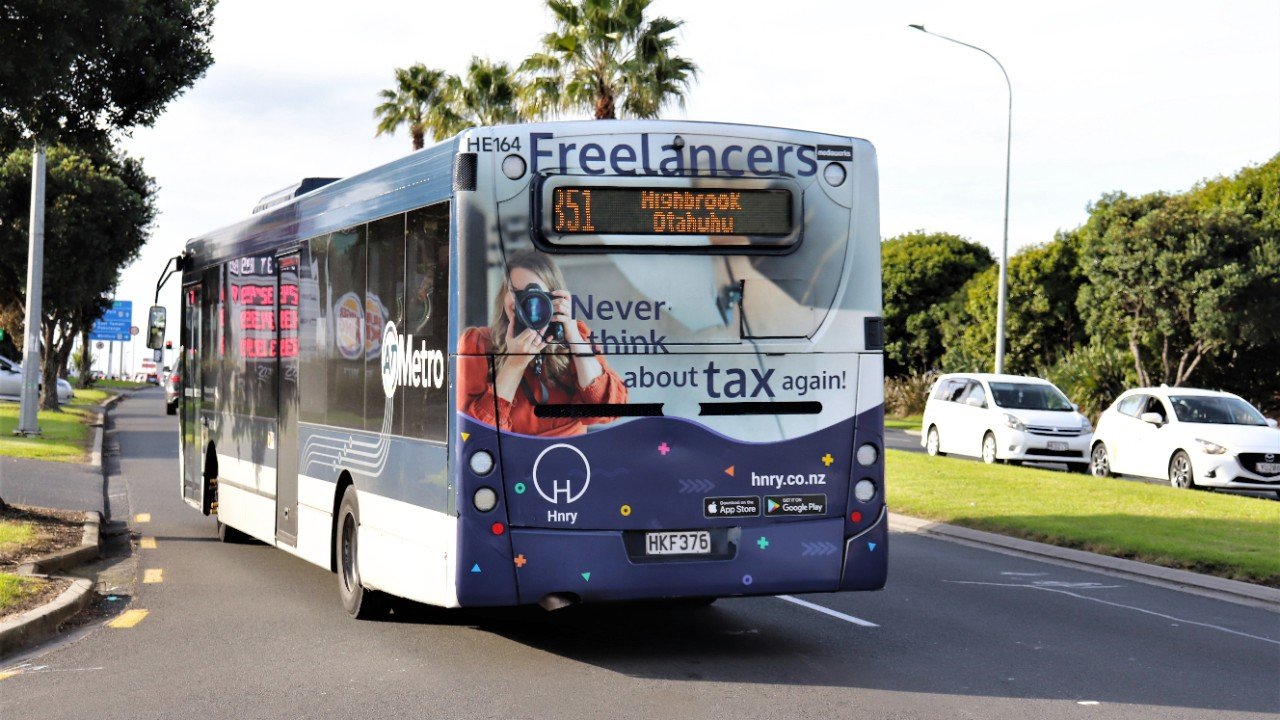 Bus back designs for Hnry
