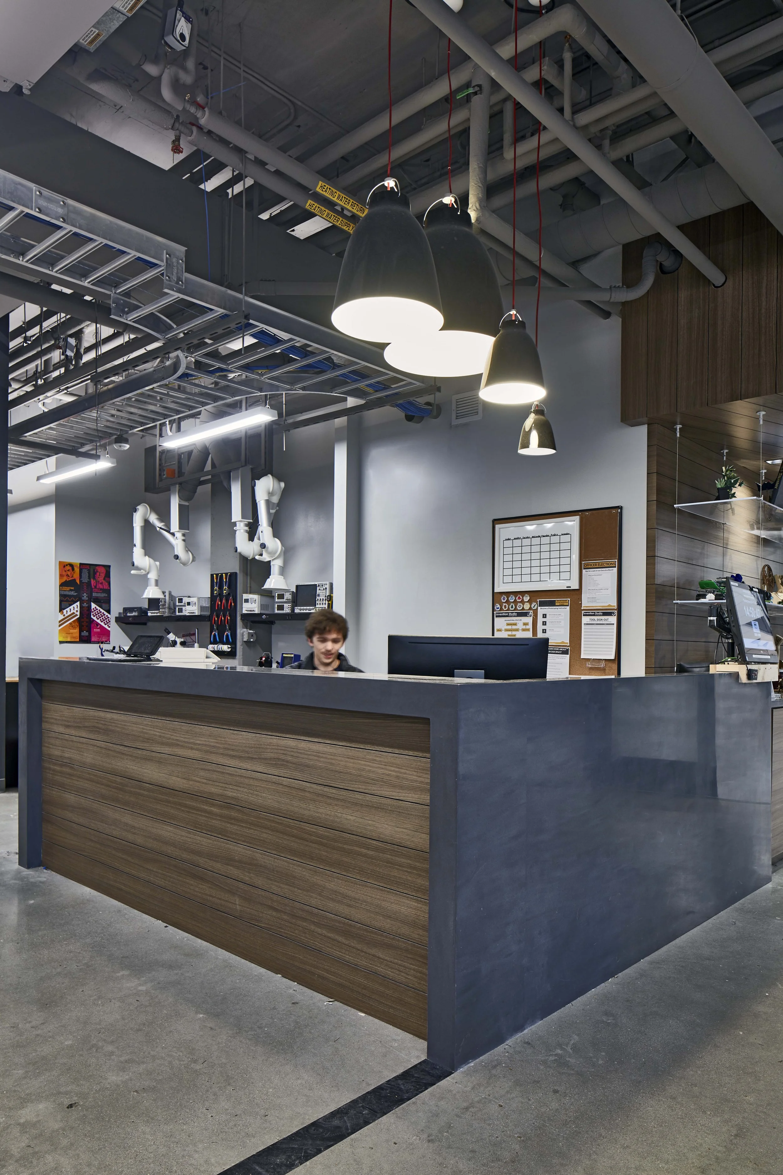 Check-in desk