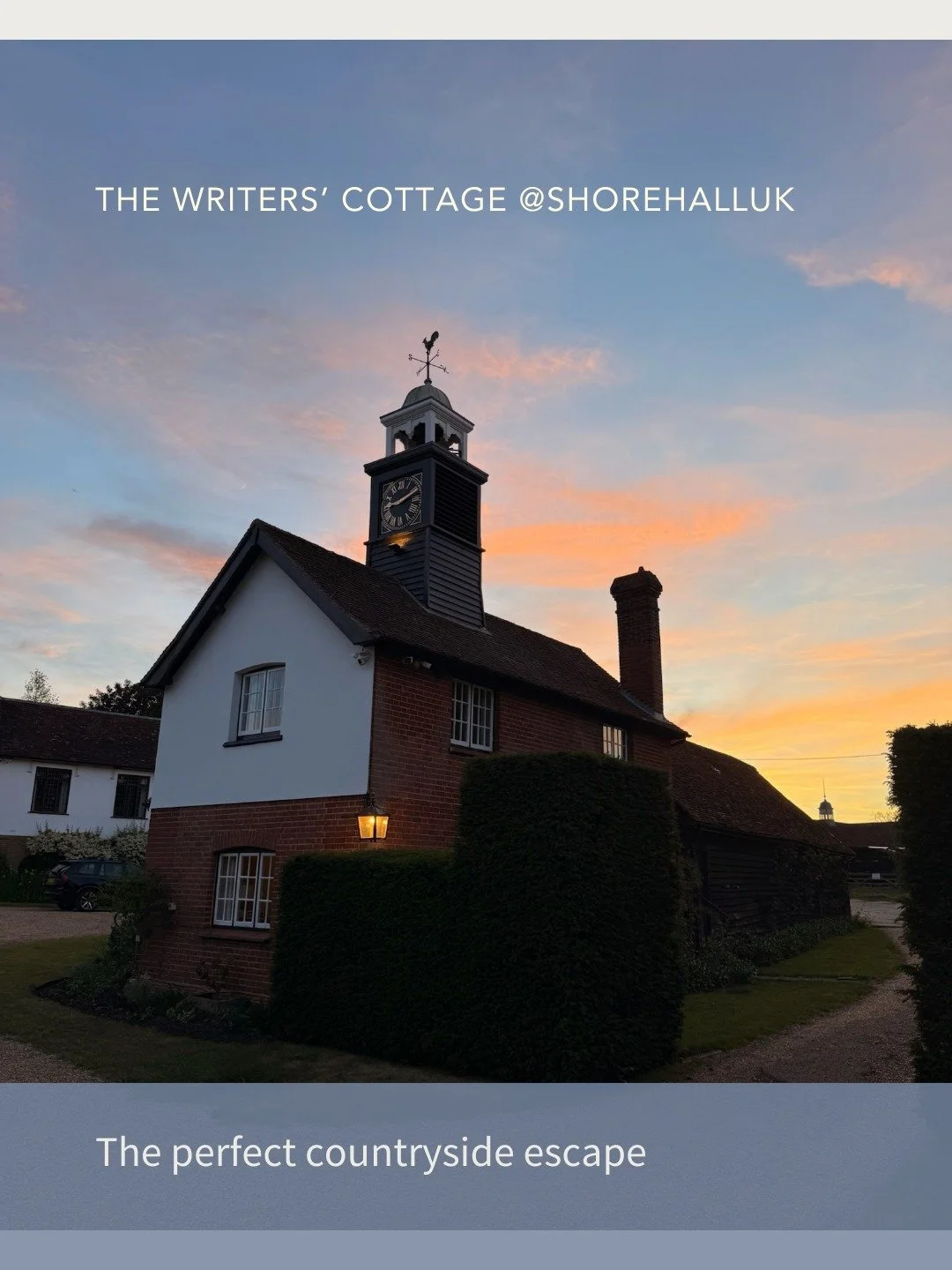 Your perfect countryside autumn escape&hellip;
Tucked away in peaceful gardens and grounds, Writers&rsquo; Cottage at Shore Hall is a cosy hideaway full of charm and comfort.

🌱 Stay in comfort &ndash; Three light-filled bedrooms and stylish, welcom