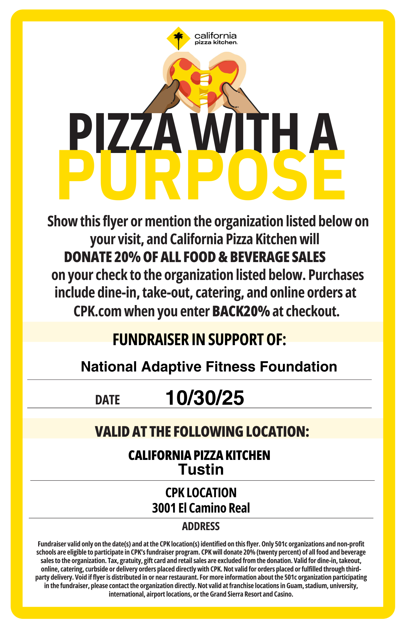 Pizza with a Purpose