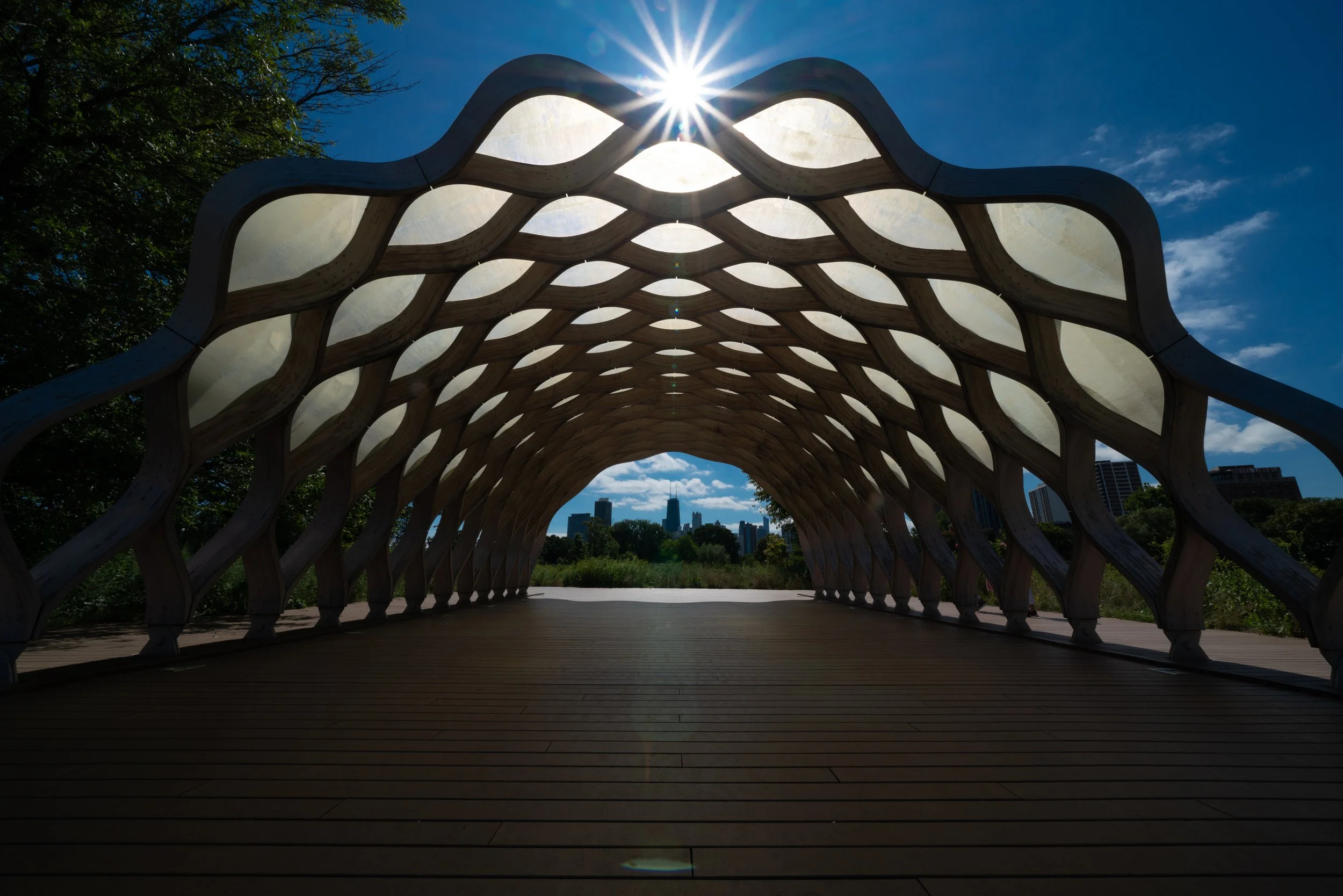 The iconic honeycomb in Lincoln  Park, Chicago, IL