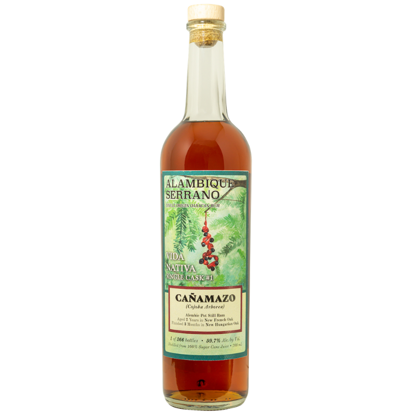 Alambique Serrano Canamazo Vida Nativa Single Cask #1 Drammers Whisky and Spirits Club Whisky Rum Mezcal Agave Tequila Scotch Oaxaca DRINQY Slackjaw.png