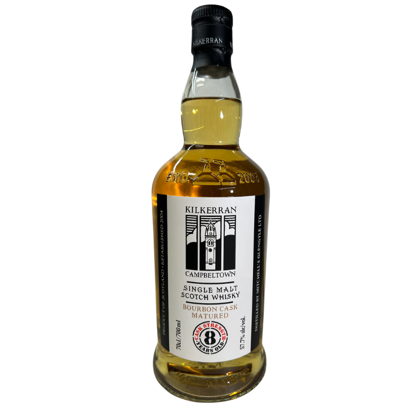 Kilkerran 8yo Bourbon Cask Matured - DRINQY Drammers Whiskey and Spirits Club whisky mezcal agave bourbon scotch rum gin Testify Drammening Droplet Auctions.png