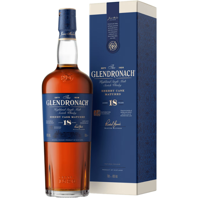 GlenDronach_18yo - DRINQY.com Drammers Whiskey and Spirits Club Whisky Agave Mezcal Rum Bourbon Scotch Rye DRINQY Droplet Auctions The Drammening Testify.png
