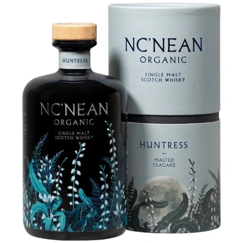 Nc'Nean Huntress Malted Teacake Single Malt Scotch Organic - DRINQY.com Drammers Whiskey and Spirits Club Drammening Testify Bourbon Scotch Droplet Auctions.png