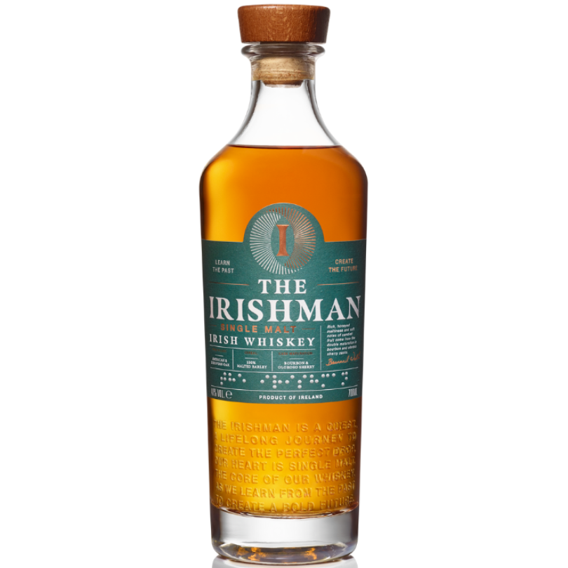 The Irishman Single Malt Irish Whiskey Walsh - Drammers Whiskey and Spirits Club DRINQY Droplet Auctions.png