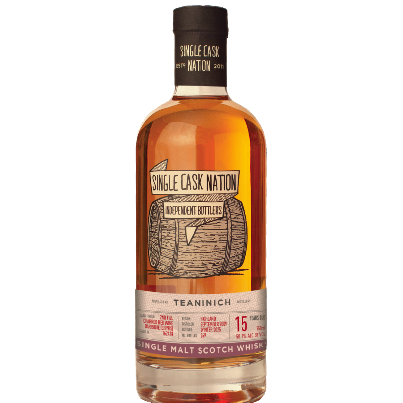 Teaninich 15yo - Single Cask Nation - 2025 August - Independent Bottlers of Scotch - Drammers Whisky and Spirits Club Whisky single malt cask strength DRINQY Slackjaw.png