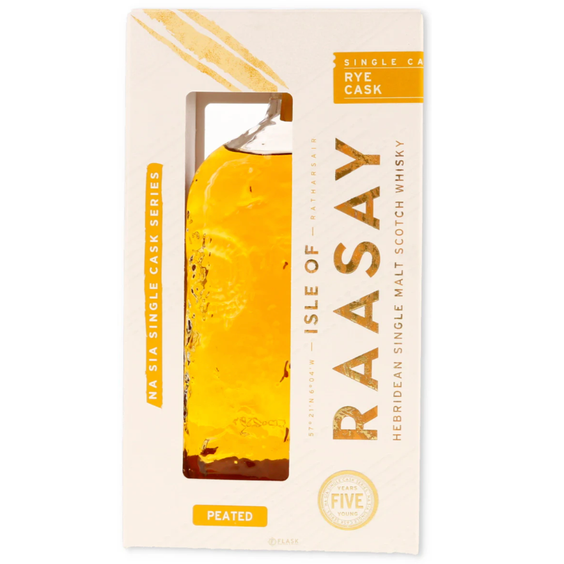 Isle of Raasay 5yo Peated Rye Single Cask Single Malt Scotch - DRINQY Drammers Whiskey and Spirits Club whisky mezcal agave bourbon scotch rum gin Testify Drammening Droplet Auctions.png