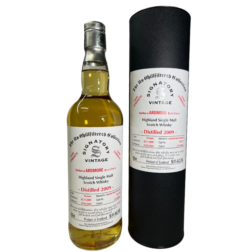 Ardmore 14yo (2009) Signatory Vintage Independent Bottling Single Malt Scotch - DRINQY Drammers Whiskey and Spirits Club whisky mezcal agave bourbon scotch rum gin Testify Drammening Droplet Aucti.png