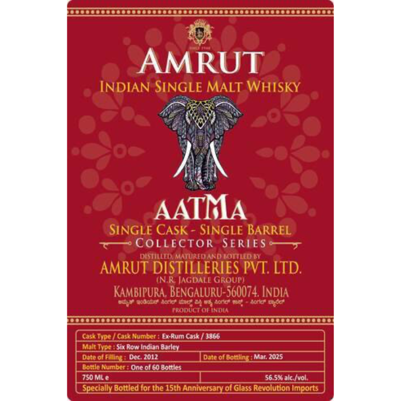 Amrut - Aatma 12yo Ex-Rum Cask #3866
