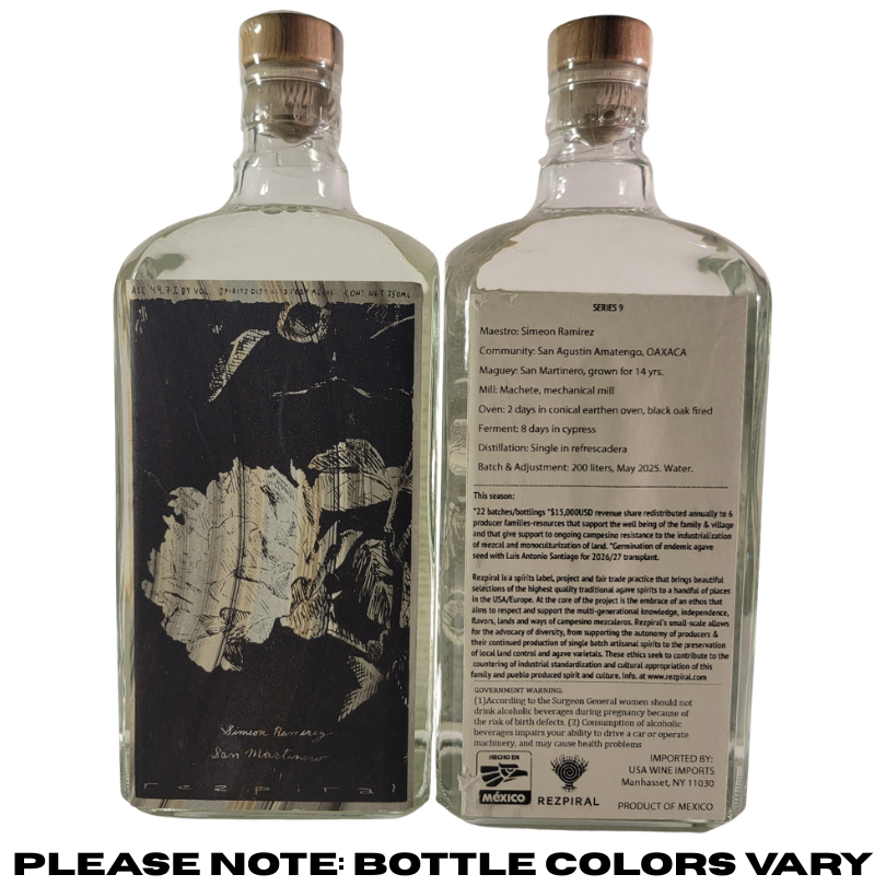 Simeon Ramirez:  San Martinero (Rezpiral Bottling)