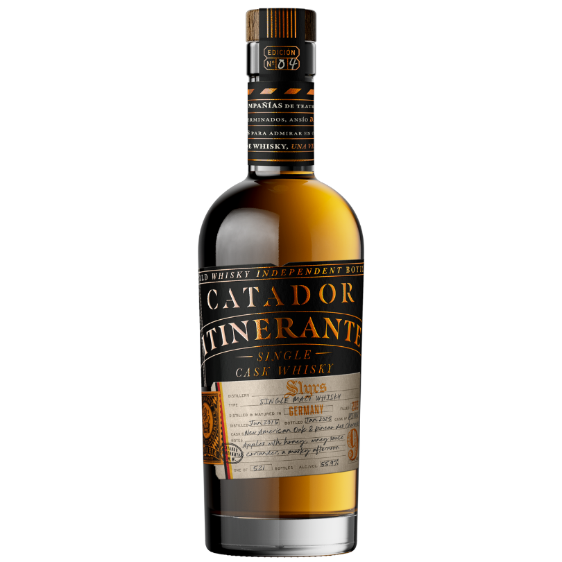 Slyrs 9yo Pineau des Charentes Finish - Catador Itinerante No. 4 - German Single Malt Whisky Drammers Whiskey and Spirits Club Whisky Bourbon DRINQY Slackjaw.png