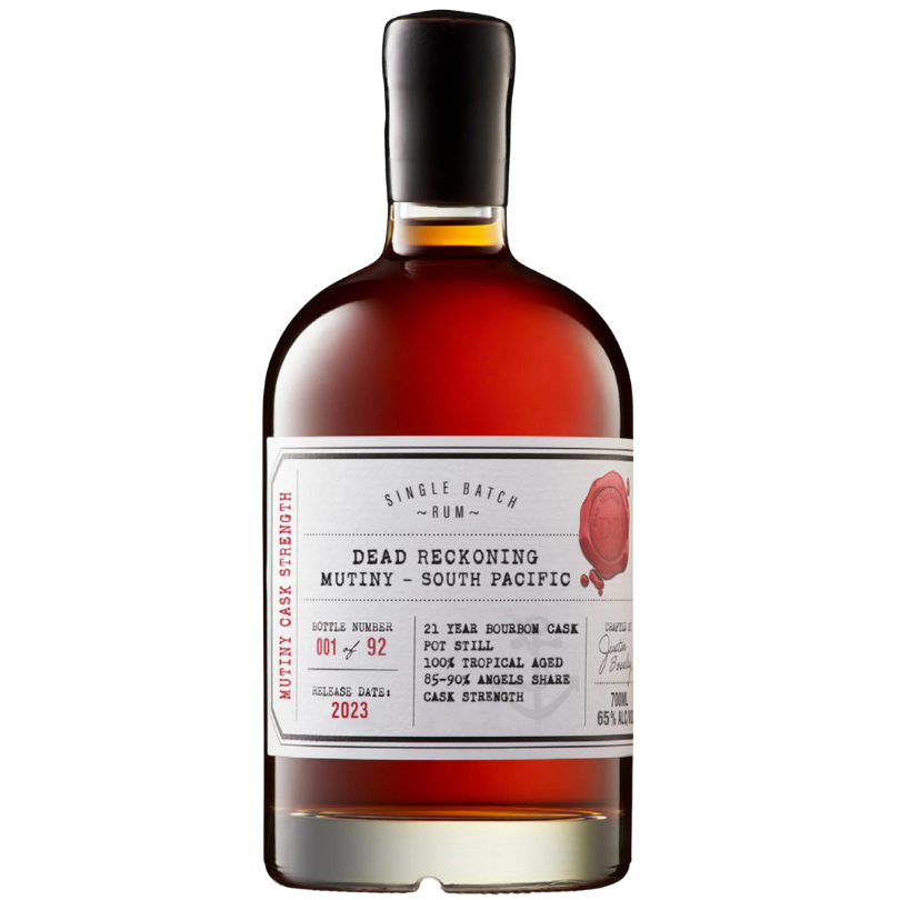 Mutiny 21yo Cask Strength South Pacific Rum by Dead Reckoning - DRINQY Drammers Whisky and Spirits Club Slackjaw.png