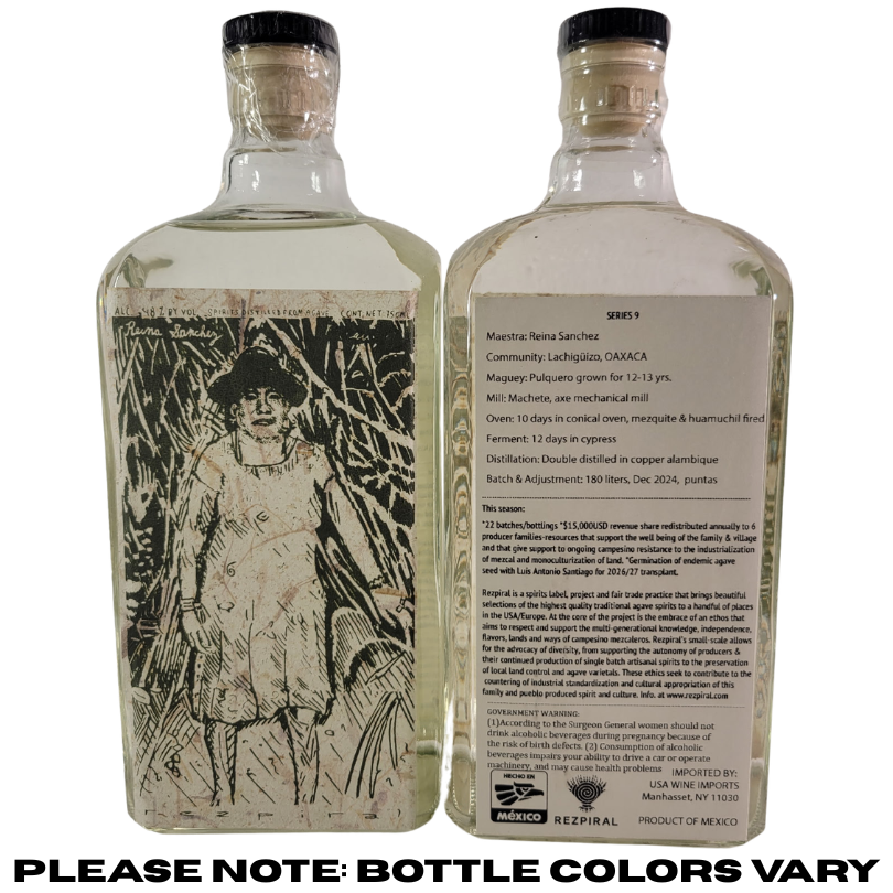 Reina Sanchez:  Pulquero (Rezpiral Bottling)