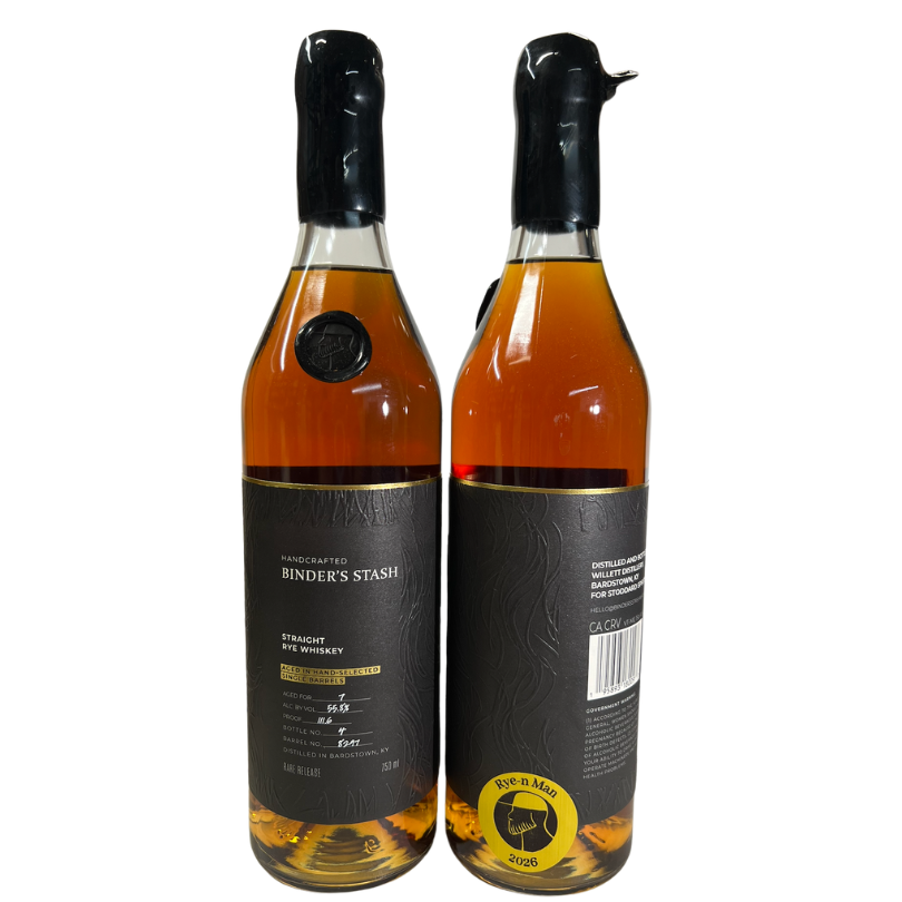 Binder's Stash Rye-n-Man Willett 7yo - DRINQY Drammers Whiskey and Spirits Club whisky mezcal agave bourbon scotch rum gin Testify Drammening Droplet Auctions.png