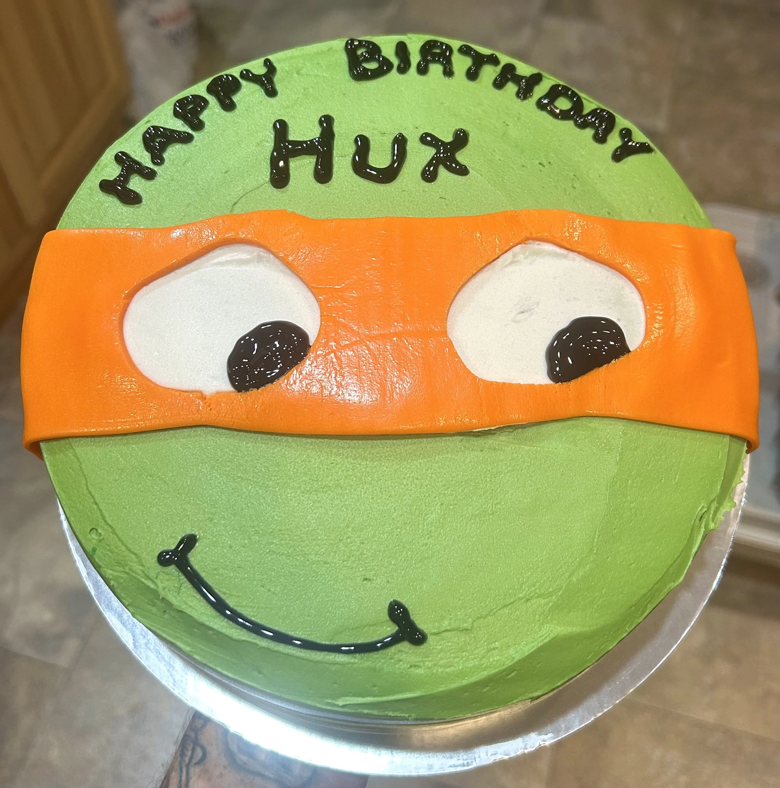 Happy Birthday Turtle Cake